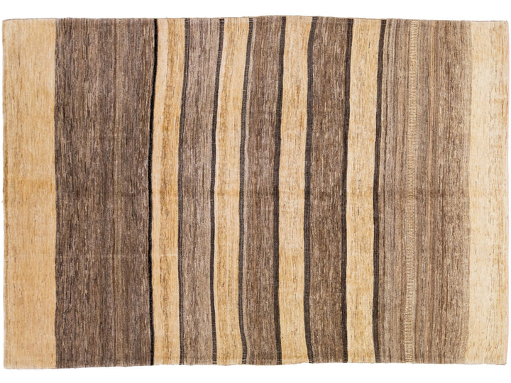 Modern Gabbeh Wool Rug 7 X 10