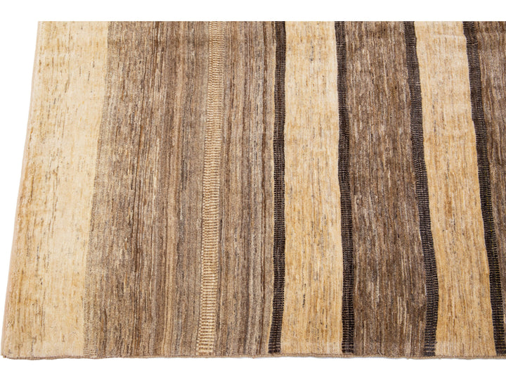 Modern Gabbeh Wool Rug 7 X 10