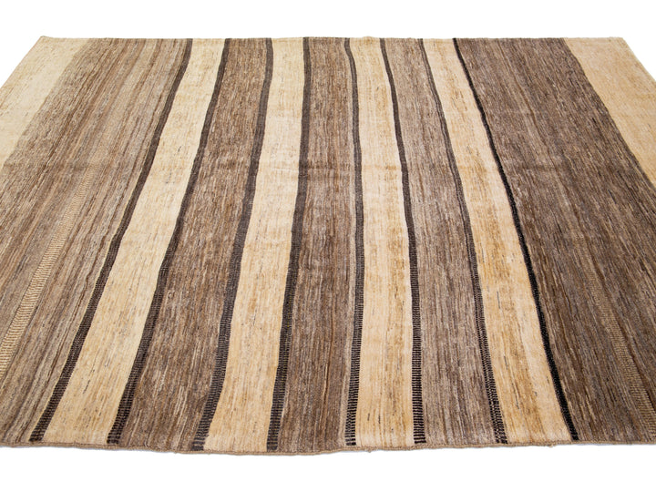 Modern Gabbeh Wool Rug 7 X 10