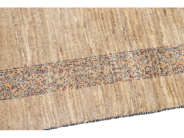 Modern Gabbeh Wool Runner 3 x 13
