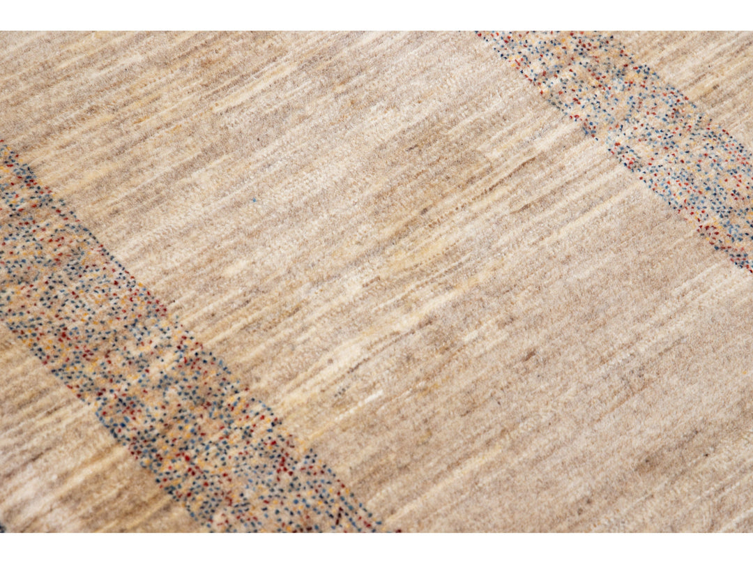 Modern Gabbeh Wool Runner 3 x 13