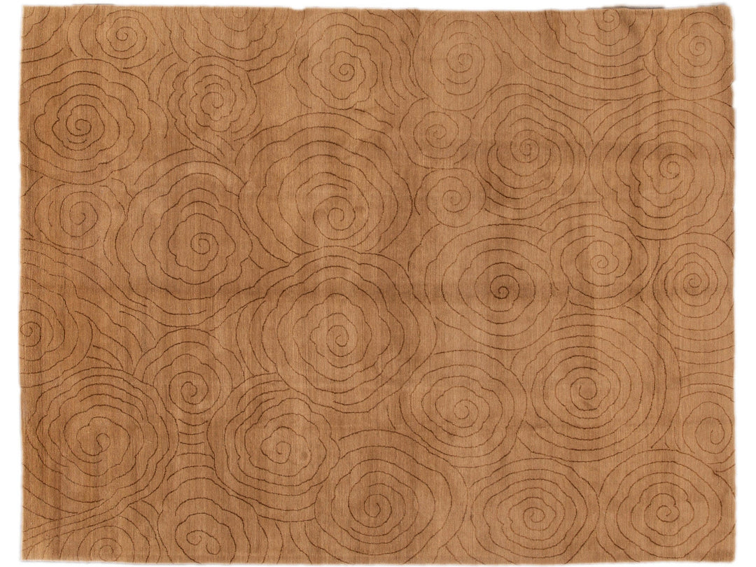 Modern Tibetan Wool Rug 8 X 11