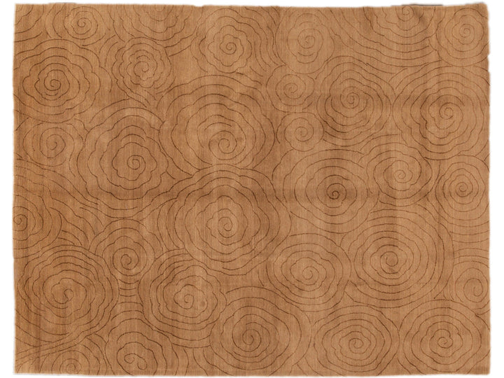 Modern Tibetan Wool Rug 8 X 11