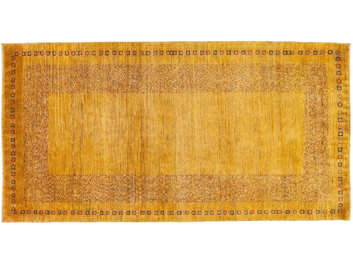 Modern Gabbeh Wool Rug 3 X 7
