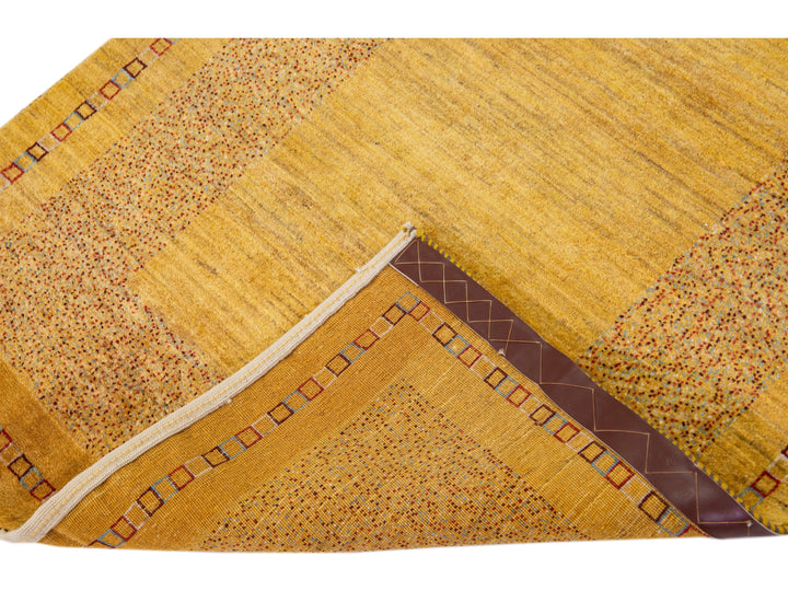Modern Gabbeh Wool Rug 3 X 7