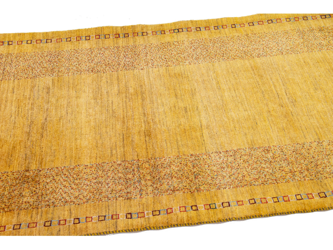 Modern Gabbeh Wool Rug 3 X 7