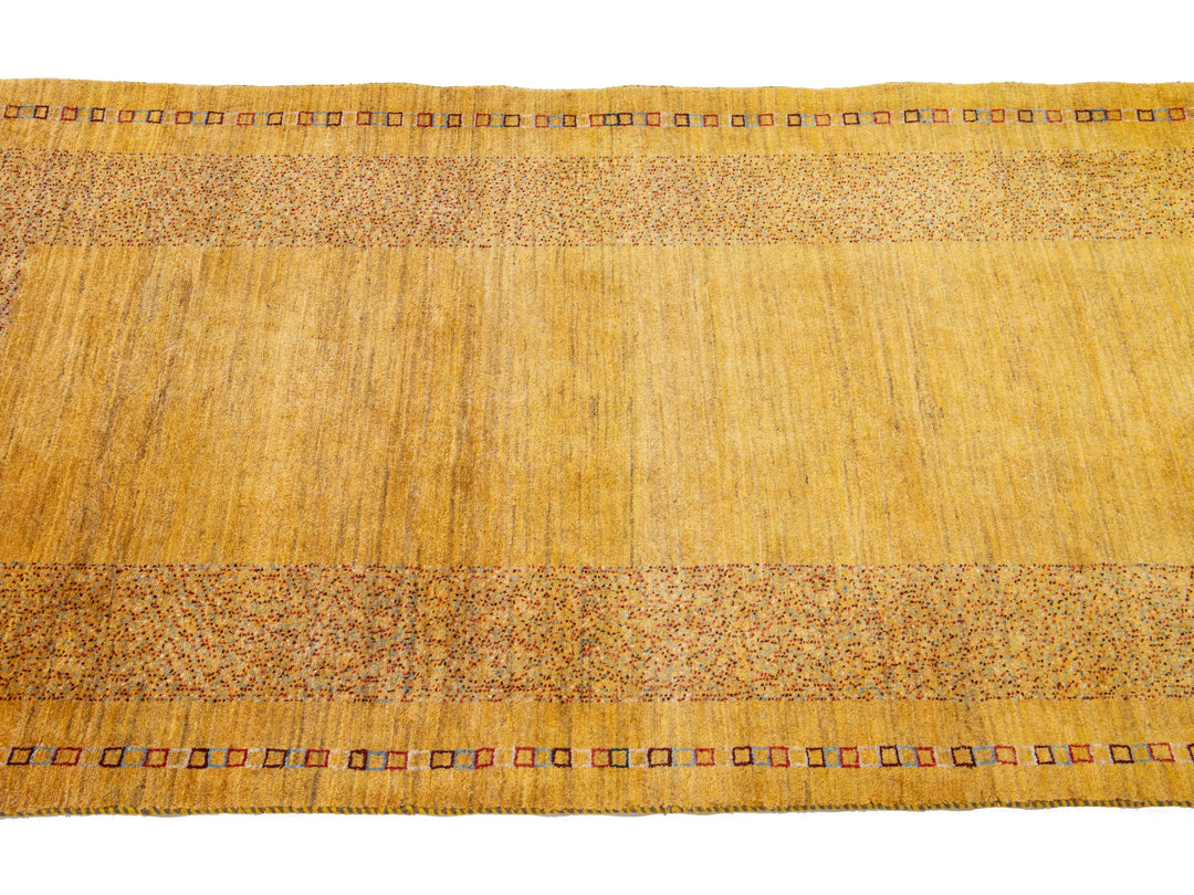 Modern Gabbeh Wool Rug 3 X 7