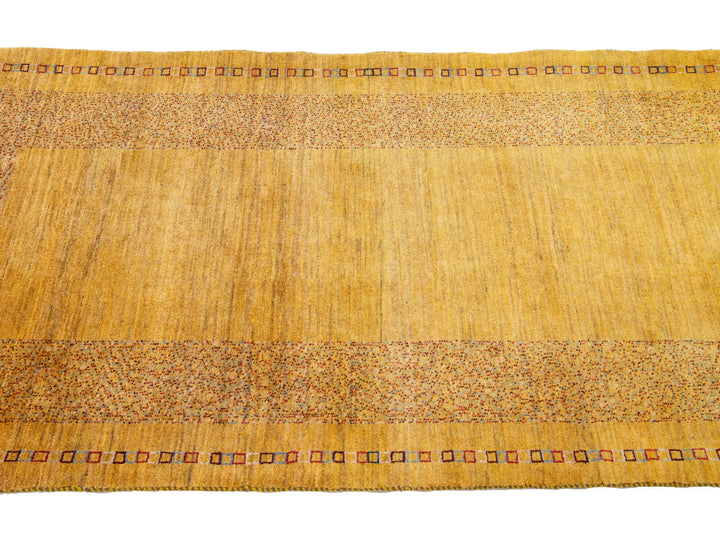 Modern Gabbeh Wool Rug 3 X 7