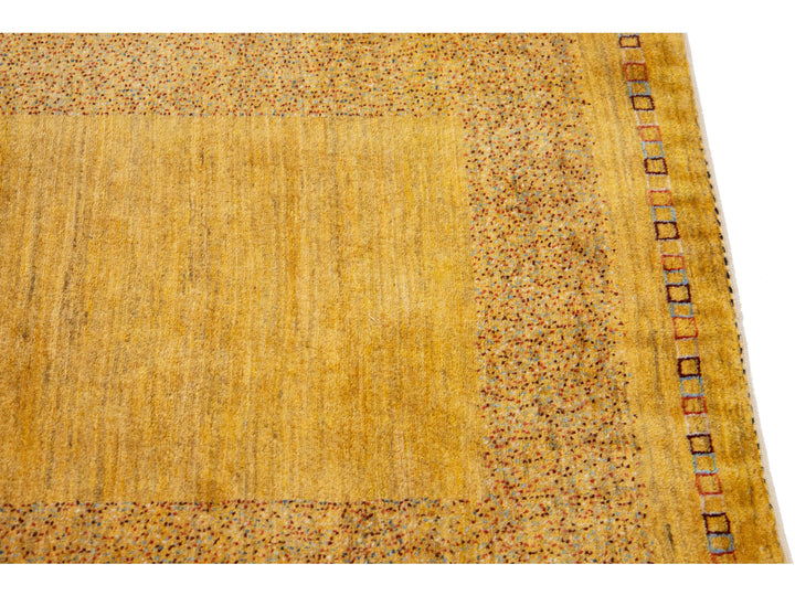 Modern Gabbeh Wool Rug 3 X 7