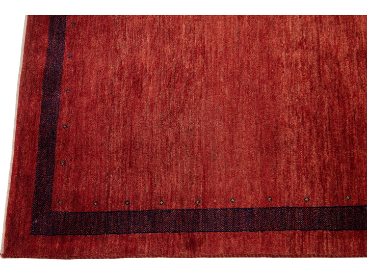 Modern Gabbeh Wool Rug 4 X 6