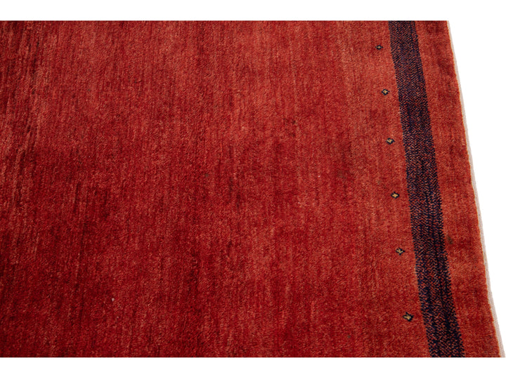 Modern Gabbeh Wool Rug 4 X 6