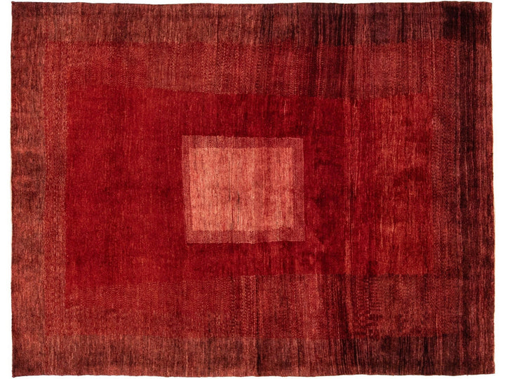 Modern Gabbeh Wool Rug 5 X 6