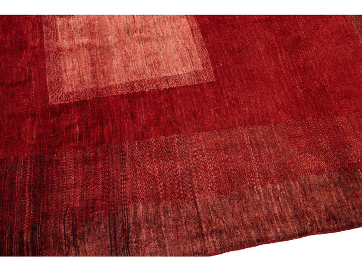 Modern Gabbeh Wool Rug 5 X 6
