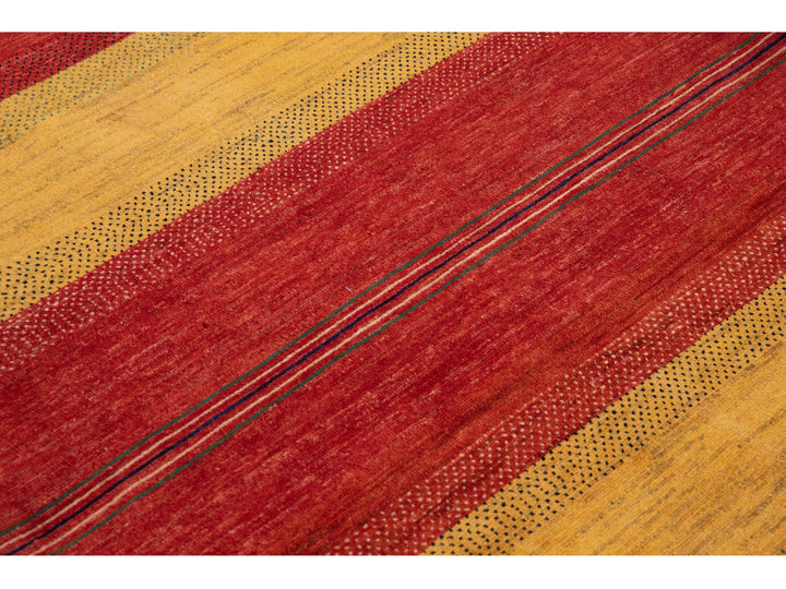 Modern Gabbeh Wool Rug 4 X 6