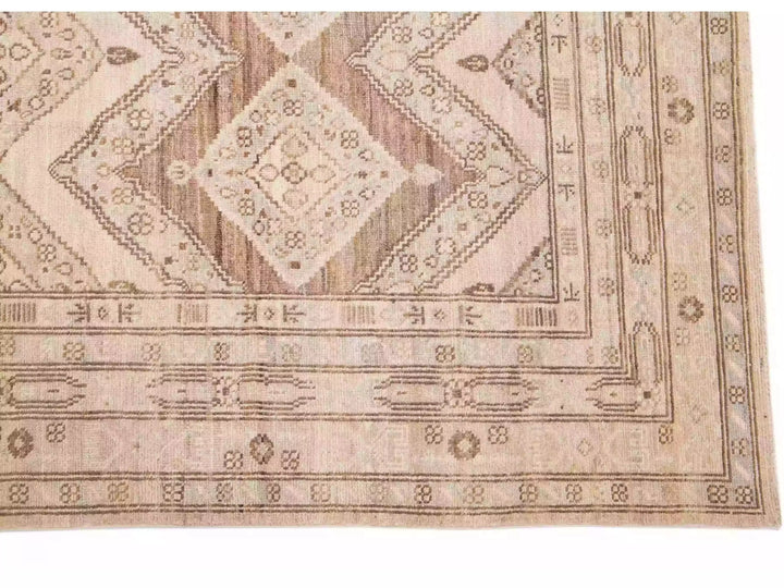 Modern Peshawar Wool Rug 10 X 13