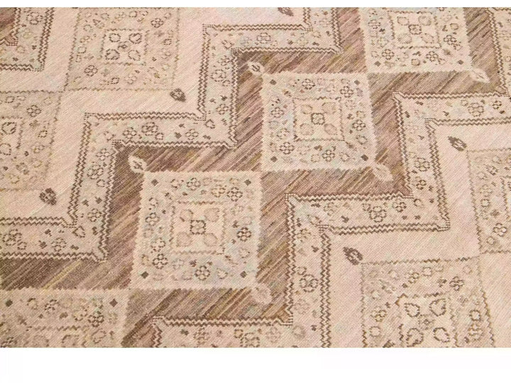 Modern Peshawar Wool Rug 10 X 13