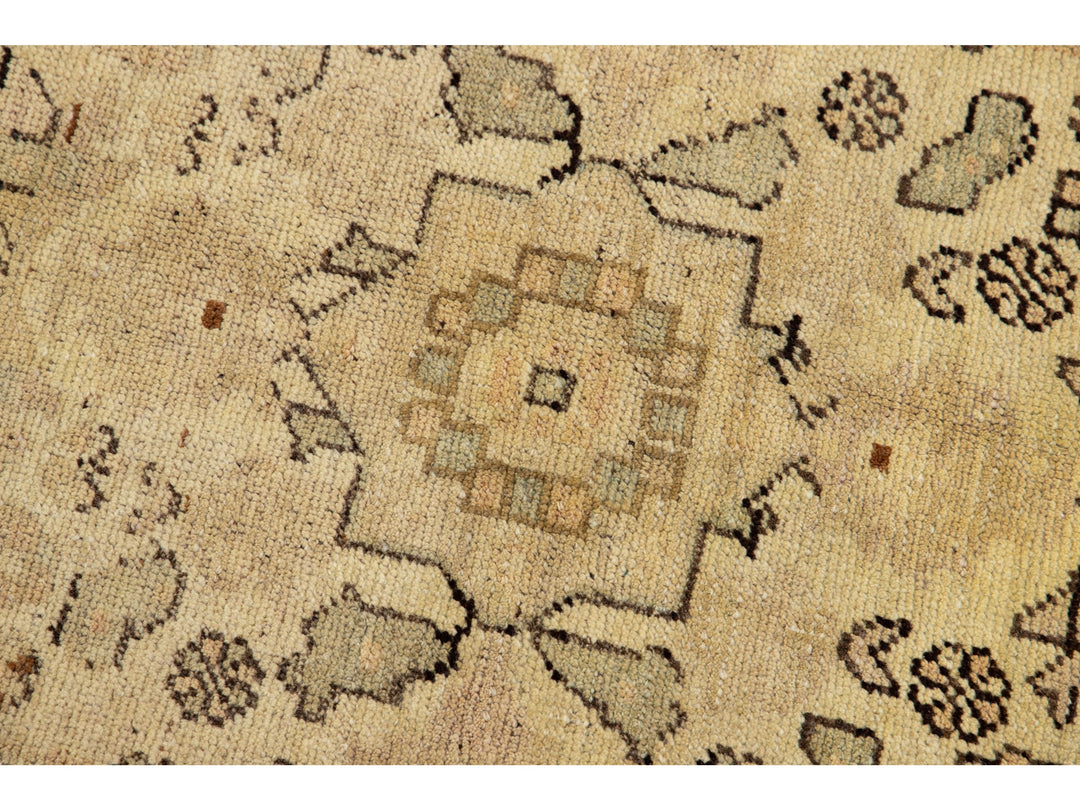 Vintage Khotan Wool Rug 5 X 9