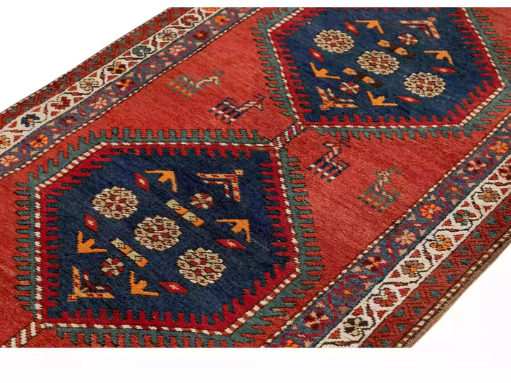 Antique Heriz Wool Runner 3 X 15