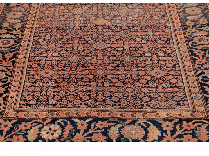 Antique Malayer Wool Rug 7 X 13