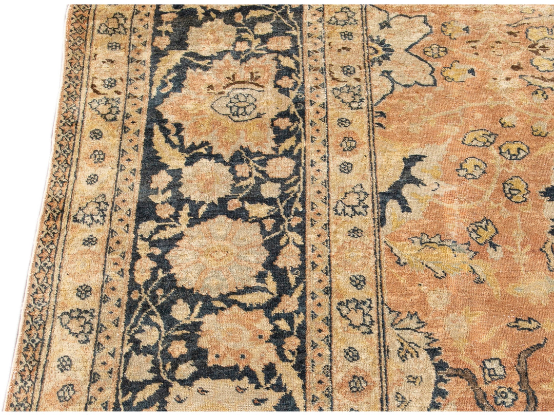 Antique Agra Wool Rug 12 X 16