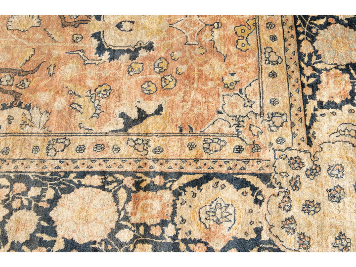 Antique Agra Wool Rug 12 X 16