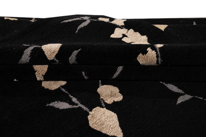 Transitional Tibetan Wool and Silk Rug 9 X 12