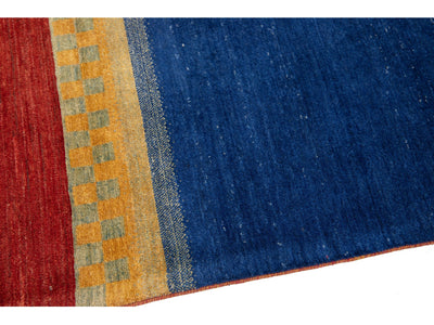 Modern Gabbeh Wool Rug 4 X 7