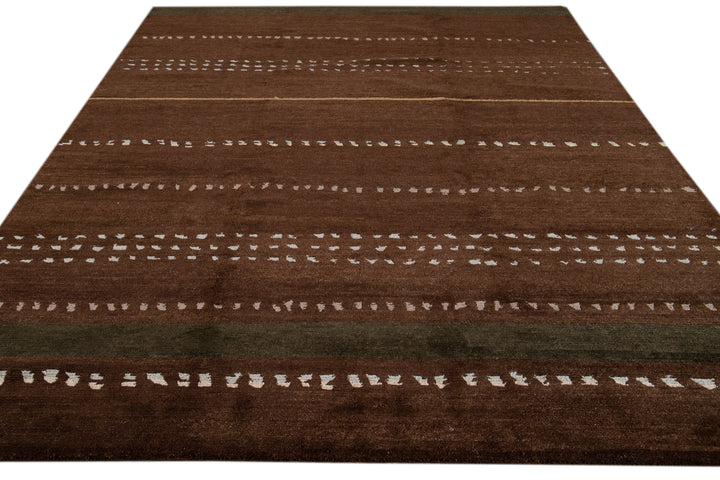 Modern Tibetan Lama Wool Rug 8 X 10