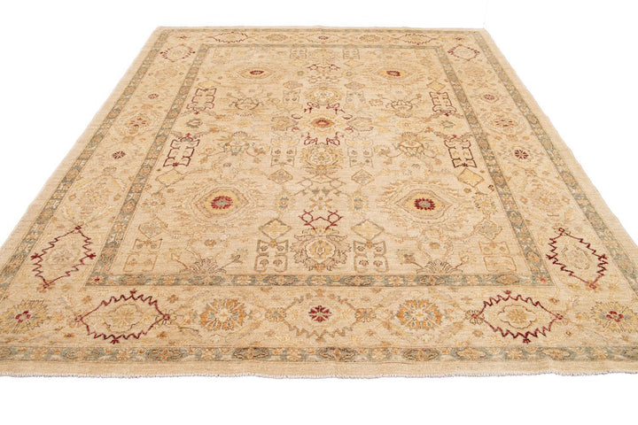 21st Century Contemporary Peshawar Wool Rug 8 X 10