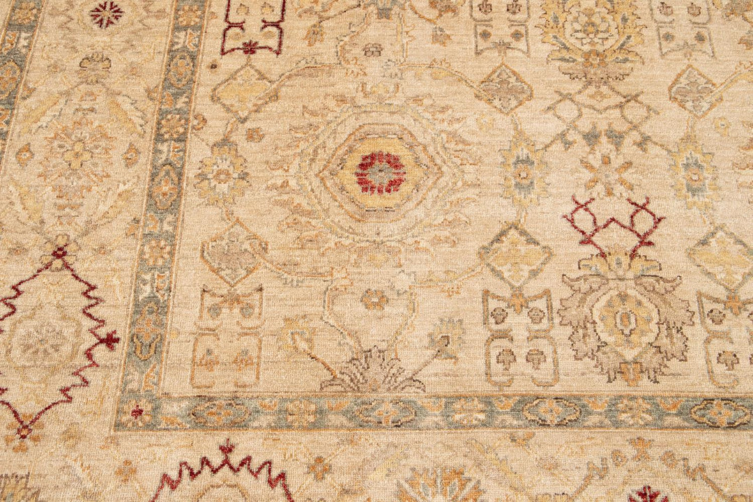 21st Century Contemporary Peshawar Wool Rug 8 X 10