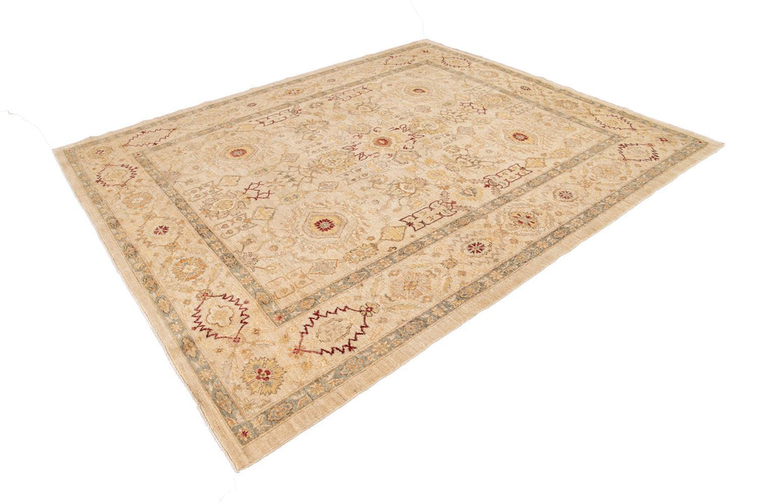 21st Century Contemporary Peshawar Wool Rug 8 X 10