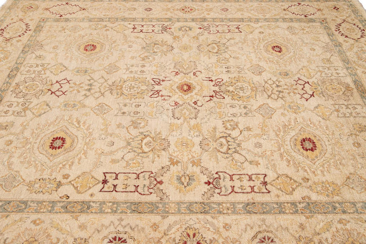 21st Century Contemporary Peshawar Wool Rug 8 X 10