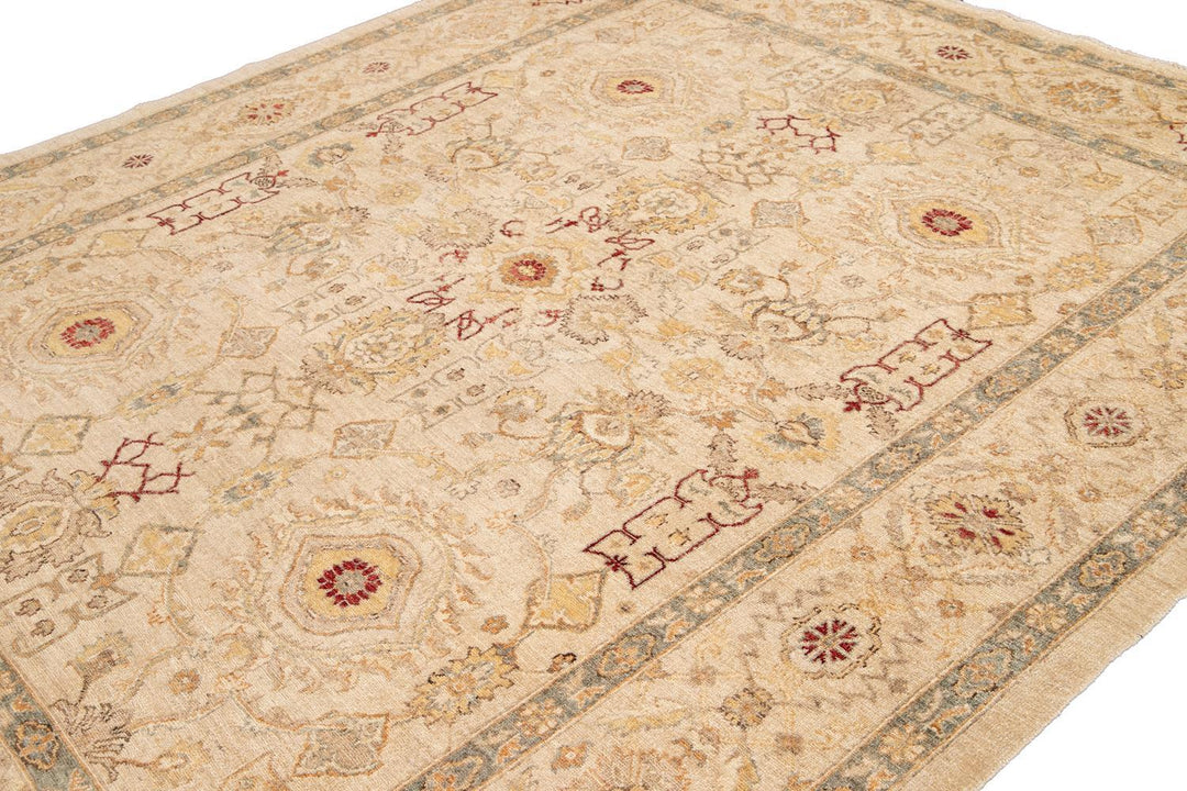 21st Century Contemporary Peshawar Wool Rug 8 X 10