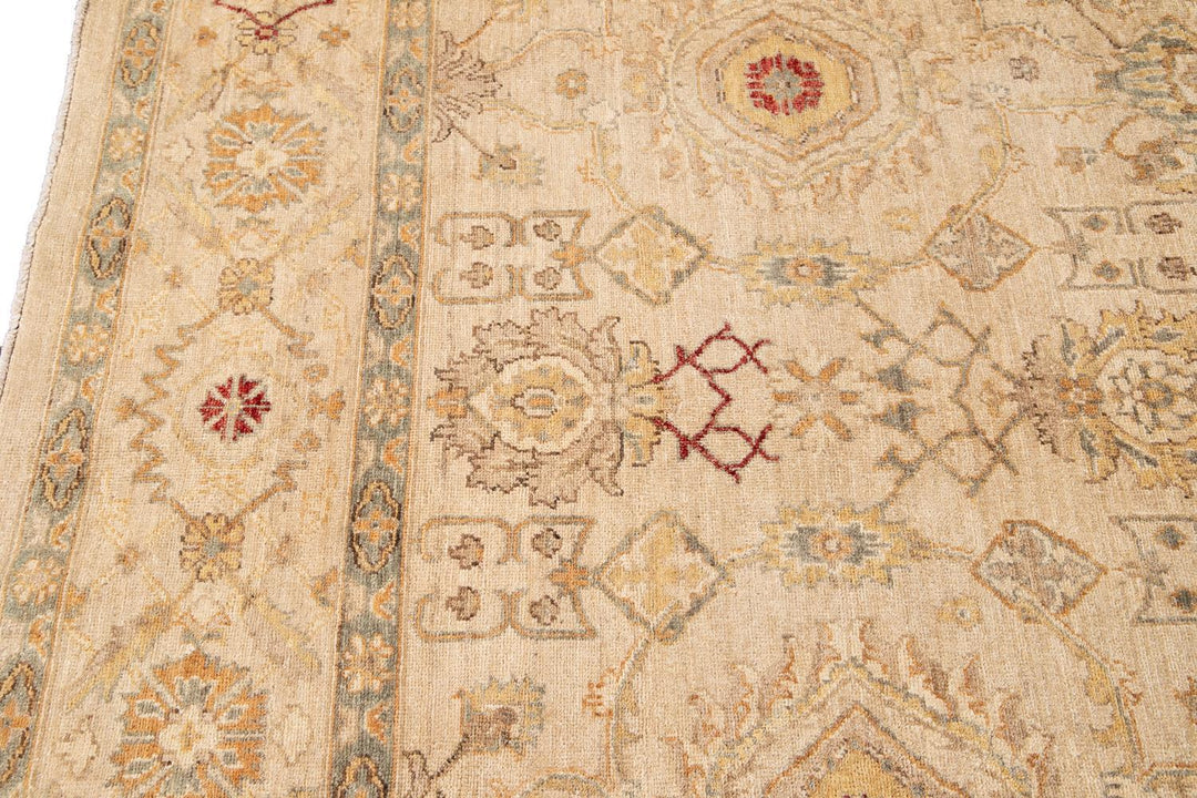 21st Century Contemporary Peshawar Wool Rug 8 X 10