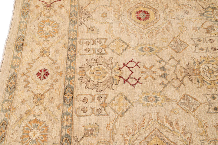 21st Century Contemporary Peshawar Wool Rug 8 X 10