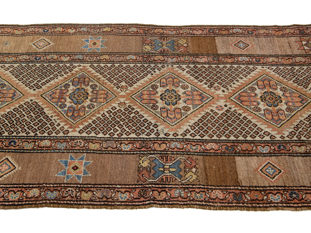 Antique Malayer Runner 4 X 15