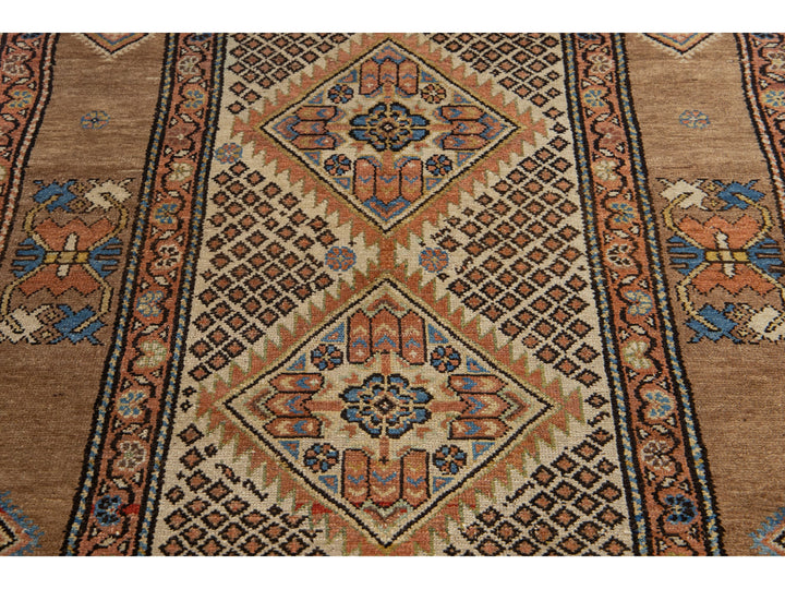 Antique Malayer Runner 4 X 15