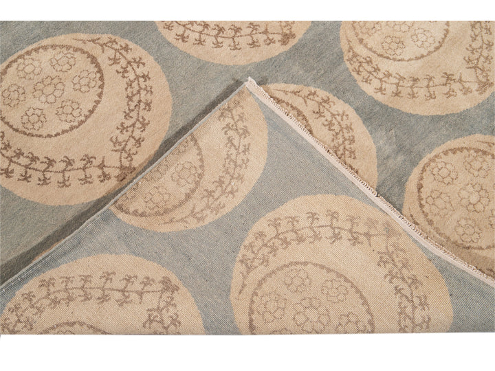 Modern Tibetan Wool Rug 9 X 12