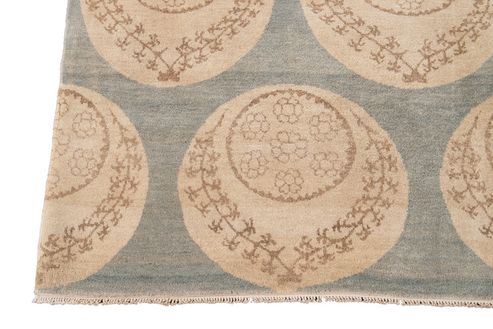 Modern Tibetan Wool Rug 9 X 12