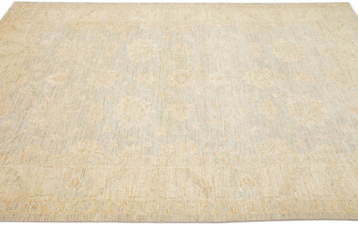 Modern Indian Wool Rug 6 X 9