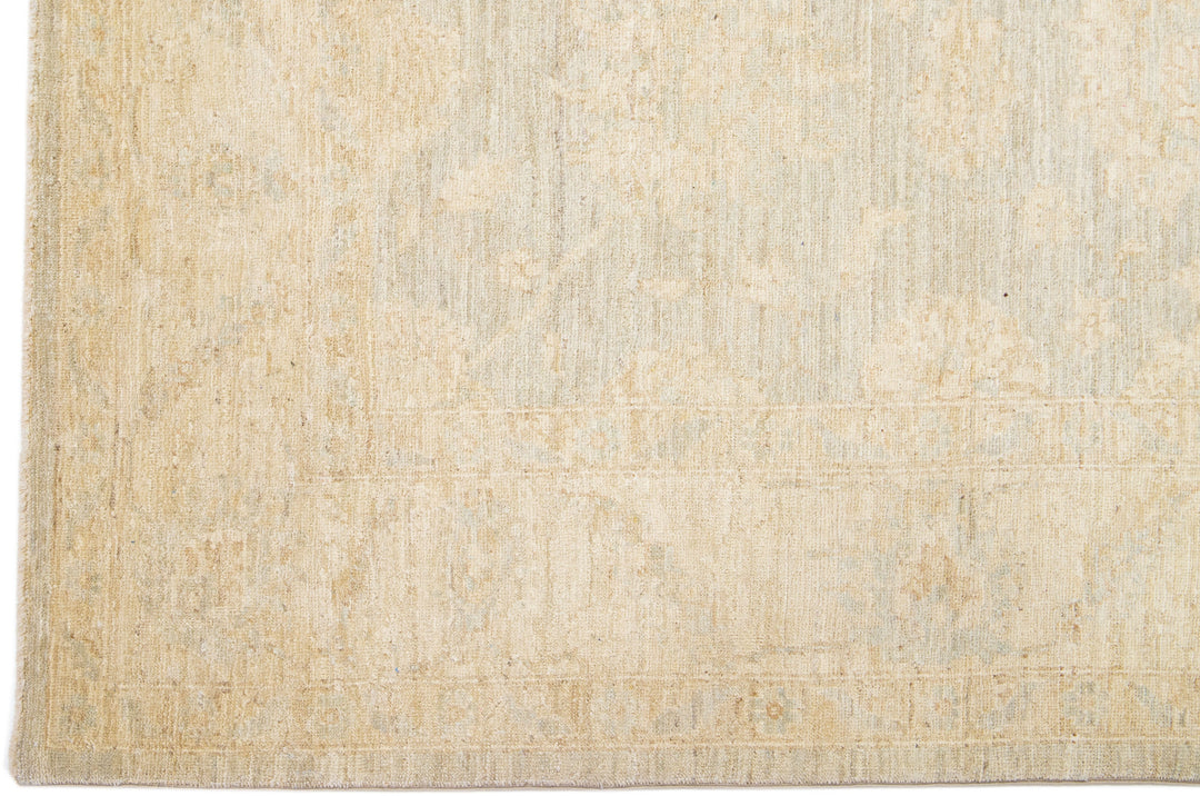 Modern Indian Wool Rug 6 X 9