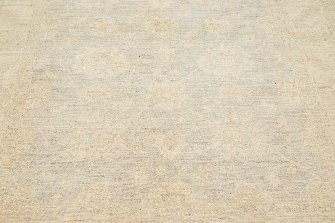 Modern Indian Wool Rug 6 X 9