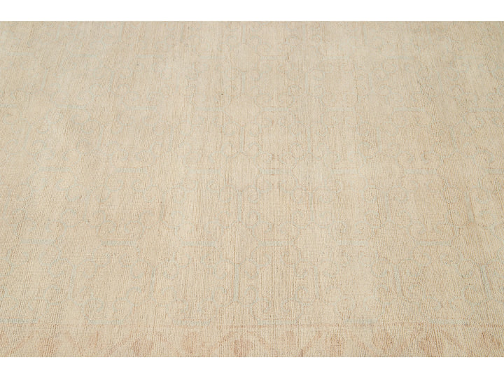 Modern Peshawar Wool Rug 9 X 14