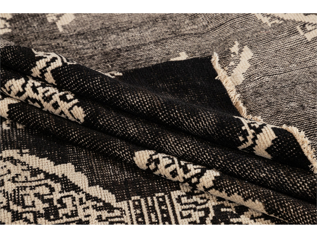 Mid-Century-Style Wool Rug 12 X 18