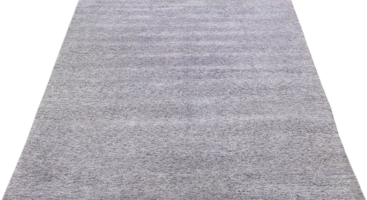 Modern Wool and Silk Rug 9 X 12