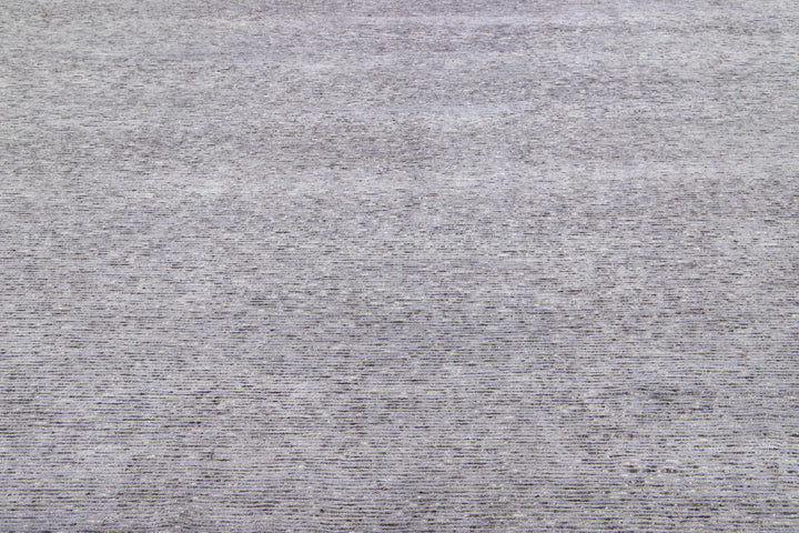 Modern Wool and Silk Rug 9 X 12