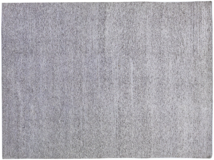 Modern Wool and Silk Rug 9 X 12