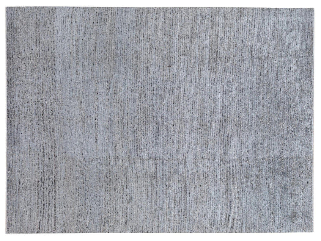 Modern Bamboo & Silk Groove Rug 9 X 12