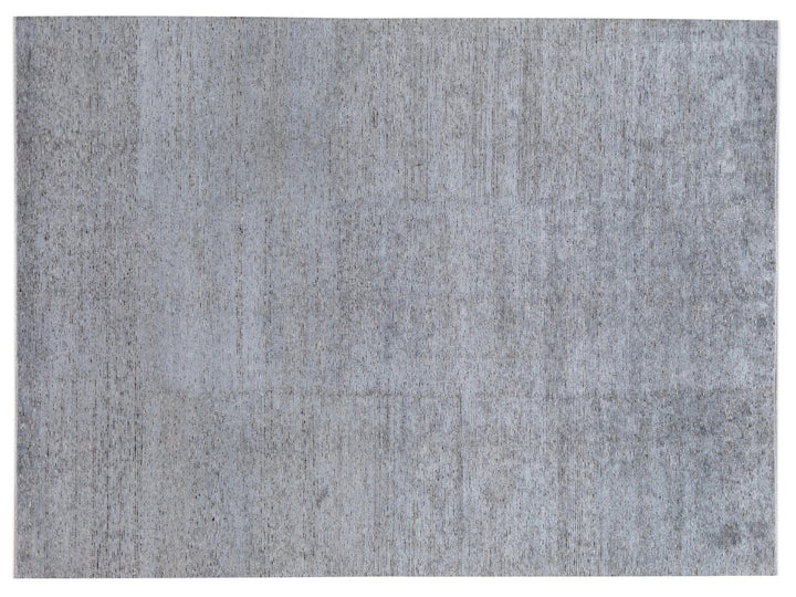 Modern Bamboo & Silk Groove Rug 9 X 12