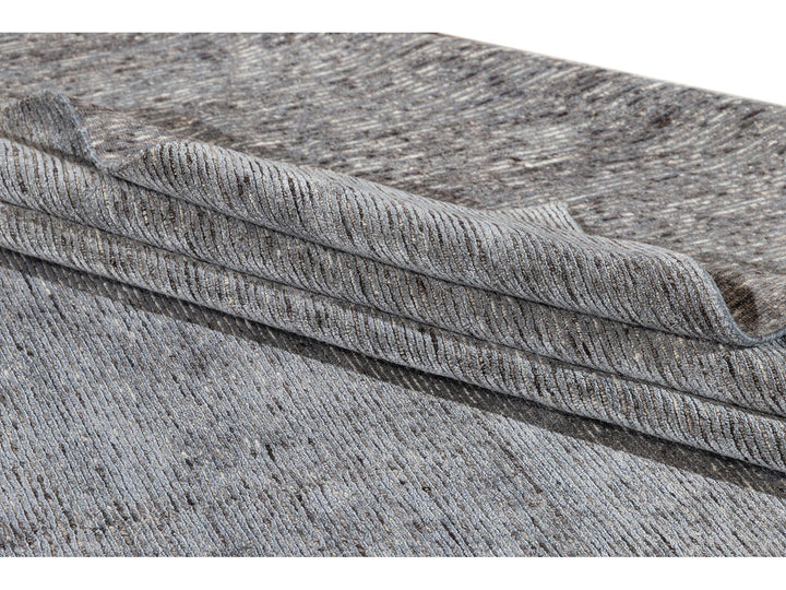 Modern Bamboo & Silk Groove Rug 9 X 12